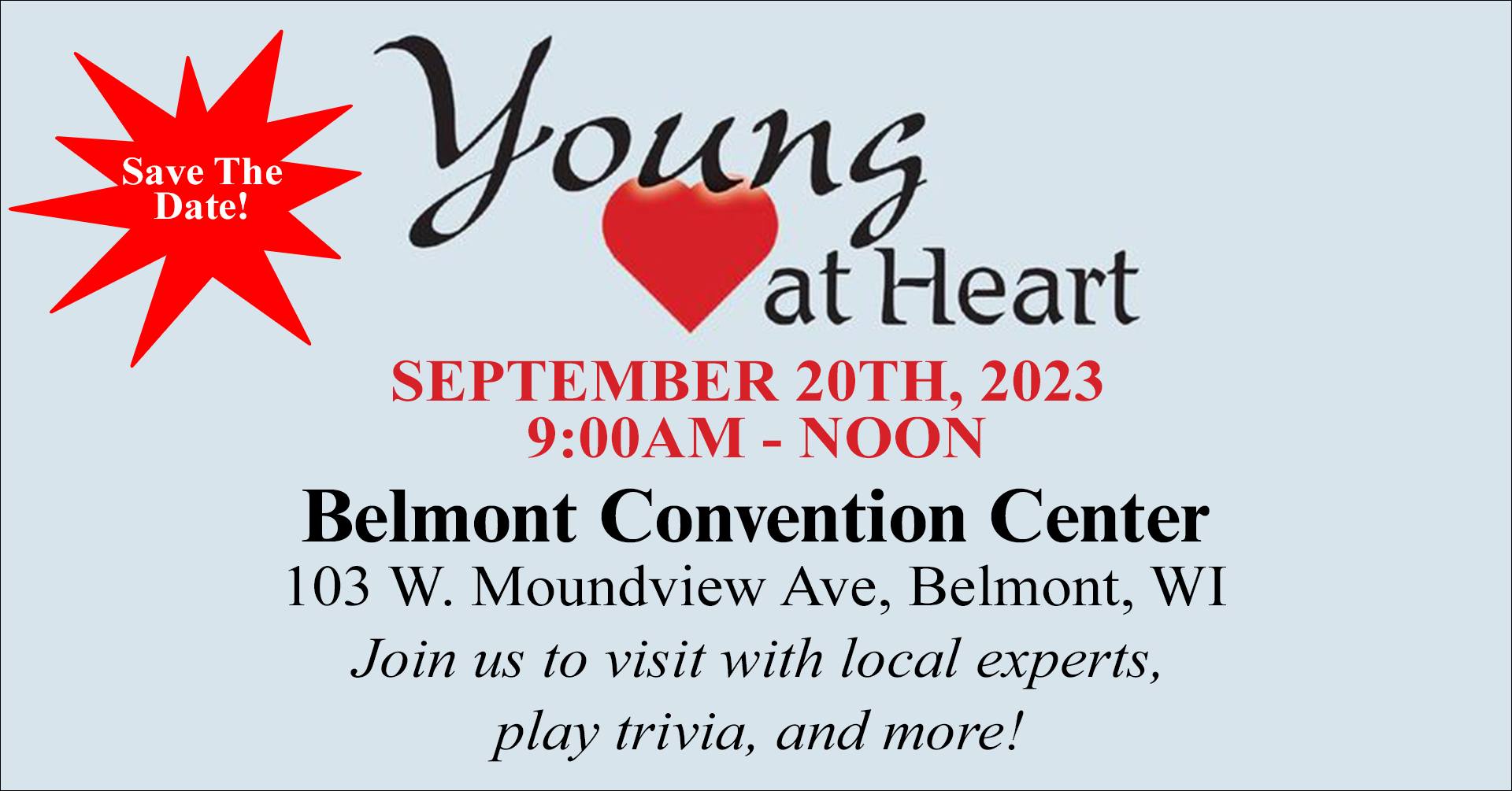 Young at Heart Senior Expo September
